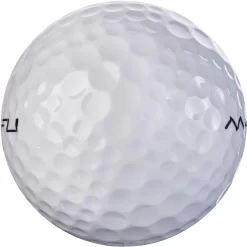 Maxfli 2022 Straightfli Gloss White Personalized Golf Balls - 48 Pack -Golf Equipment Store MX22STRFLI48PKP Black SDE
