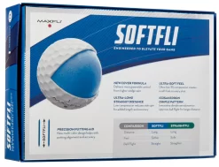 Maxfli 2023 Softfli Personalized Golf Balls -Golf Equipment Store MX23SOFTFLIWP Black BCK