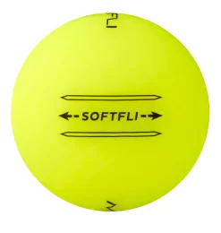 Maxfli 2023 Softfli Matte Yellow Personalized Golf Balls -Golf Equipment Store MX23SOFTFLIYLWP Black SDE