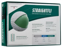 Maxfli 2023 Straightfli Personalized Golf Balls -Golf Equipment Store MX23STRAFLIWP Black BCK