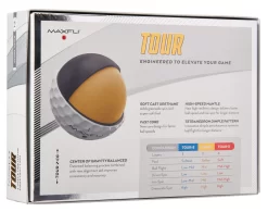 Maxfli 2023 Tour Personalized Golf Balls -Golf Equipment Store MX23TOURWP Black BCK