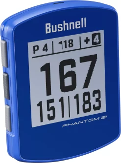 Bushnell Phantom 2 GPS -Golf Equipment Store PHANTOM2BLU 362112 Blue FRT alt2