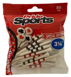 Pride 3.25" Money Tees - 50 Pack -Golf Equipment Store PS31450C NOCOLOR PKG