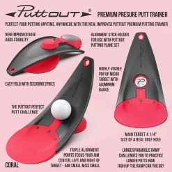 PuttOUT Premium Pressure Putt Trainer -Golf Equipment Store PUTPC NOCOLOR TEC