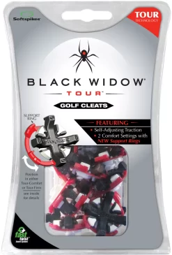 Softspikes Black Widow Tour Fast Twist 3.0 Golf Cleat - 18 Pack