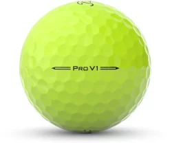 Titleist 2023 Pro V1 Yellow Personalized Golf Balls -Golf Equipment Store T2128C 12PL Black SDE