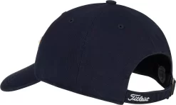 Titleist Men's College Garment Wash Golf Hat -Golf Equipment Store TH21AGCOL GT NavyWhite BCK