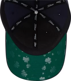 Titleist Men's Players Performance Shamrock Golf Hat -Golf Equipment Store TH23APPSH 431 NAVYGREEN DET