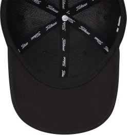 Titleist Men's Tour Elite Golf Hat -Golf Equipment Store TH23FTEL 01C BlackWhite DET
