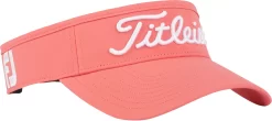 Titleist Men's 2022 Tour Performance Golf Visor -Golf Equipment Store TH8VTPS 611 CoralWhite AR