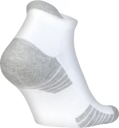 Under Armour Men's HeatGear Tech No-Show Golf Socks - 3 Pack -Golf Equipment Store U343 170 White BCKR