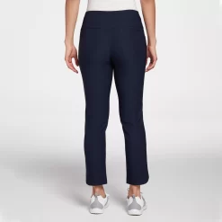 Lady Hagen Women's Tummy Control Pull-On Golf Pants -Golf Equipment Store WGH15400 DarkNavy MODBCK
